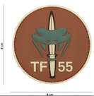 Badge-PVC-Velcro-3D-NL-SF-TF-55-brown