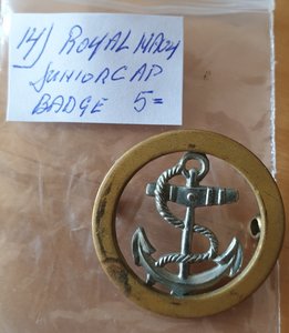 ALU 14 Roy. Navy Junior cap badge
