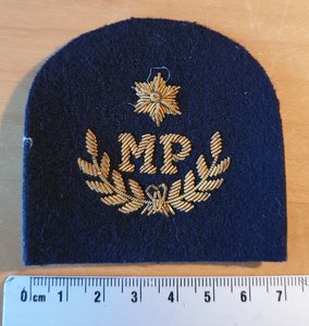 Royal Marines  - 23- RM  shoulder badge MP