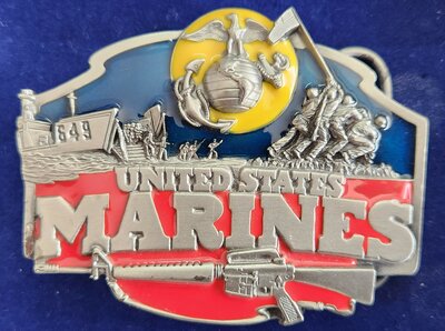 Riem plaat USMC Full Color