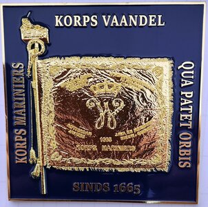 COIN Korps vaandel 10 x 10 CM 