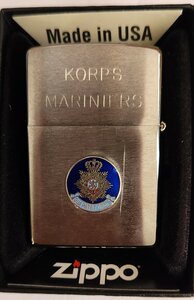 ZIPPO Mariniers gravering text logo