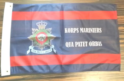 Korps Vlag QPO Mariniers 125 x 150 CM