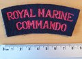 Royal Marines  - 19 - RM  shoulder patch red/blue