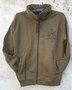 Vest-dikke-stof-Groen-met-Korpslogo-en-rits