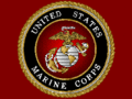 US  Marine full color sticker 