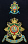 badge Korpswapen  22 x 18 CM Handborduurd