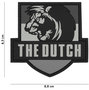 Badge PVC Velcro 3D NL Leeuw the Dutch 7 cm