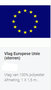Vlag Alg. Europese Unie sterren