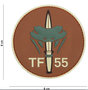 Badge-PVC-Velcro-3D-NL-SF-TF-55-brown