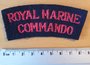 Royal Marines  - 19 - RM  shoulder patch red/blue_8