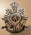 Sticker zwart Korpslogo transparant 10 x 8.5 cm_7