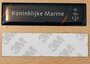 Koninklijke Marine plakplaatje 8x2 cm metaal_7