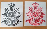 set-van-2-TATTOO-KORPS-STICKERS-IN-ROOD-OF-ZWART--9-X-9-CM