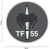 Badge-PVC-Velcro-3D-NL-SF--TF-55-Gray