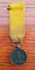 Klein-0-Trouwe-dienst-KL-Medaille
